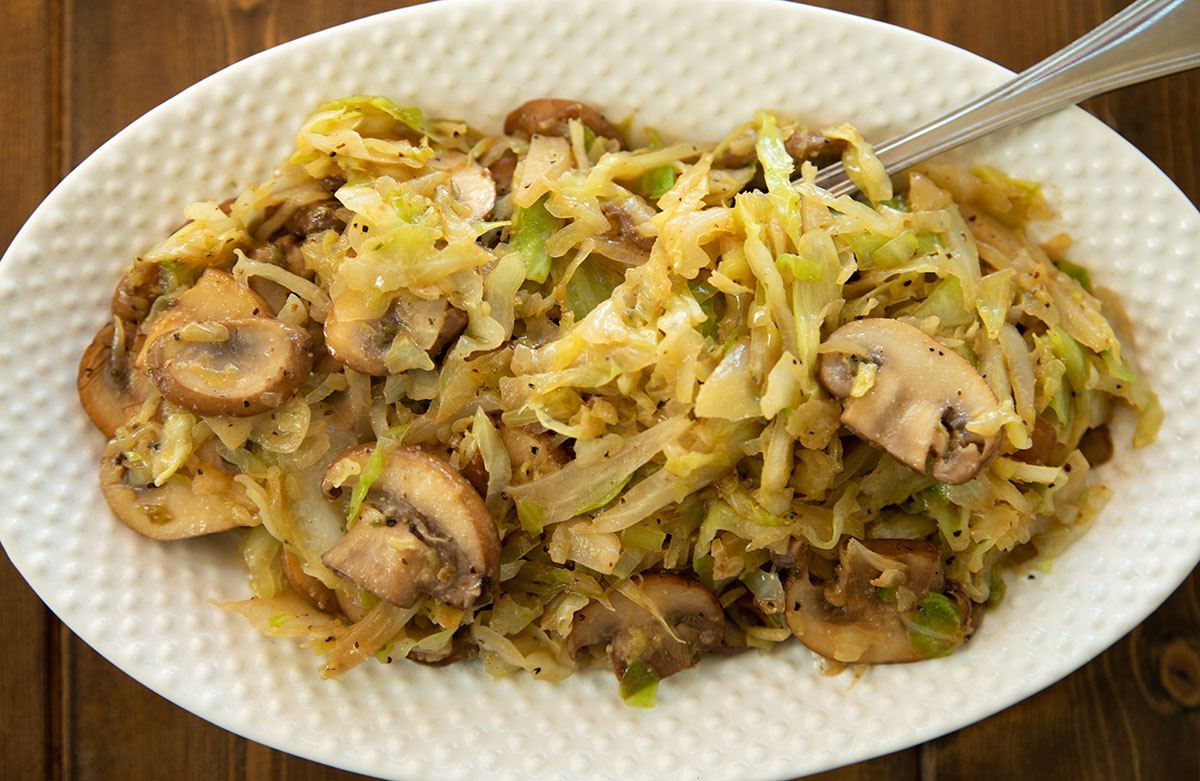 Easy Fried Cabbage Recipe (With Mushrooms) - Mirlandra's Kitchen