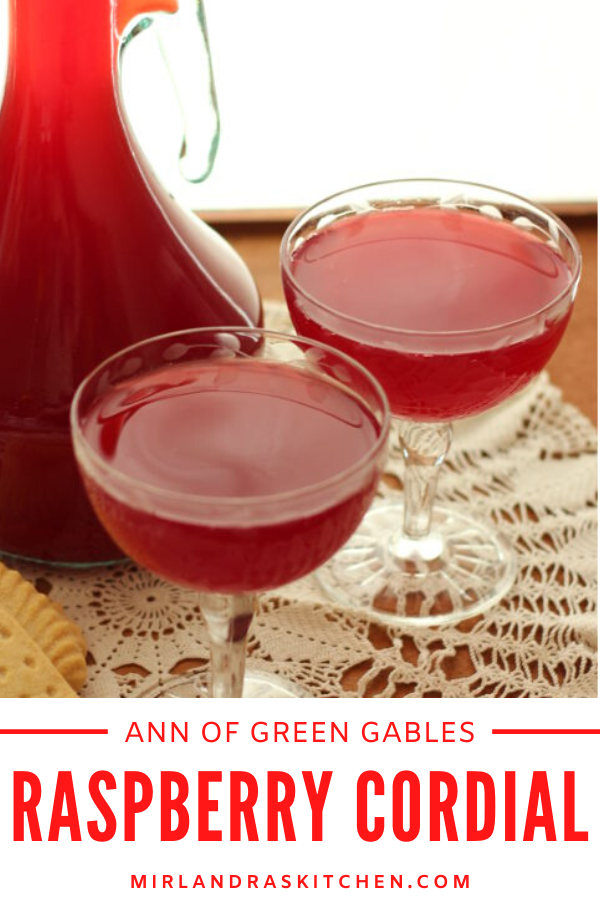 anne of green gables raspberry cordial