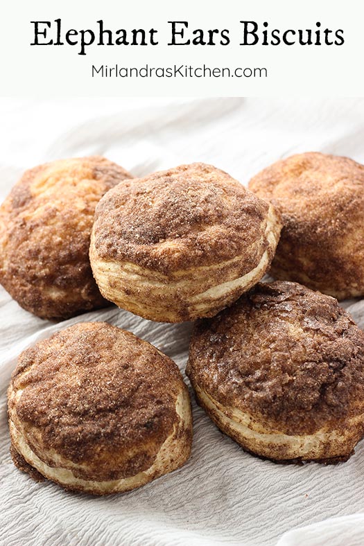 These easy Elephant Ears Biscuits are a yummy and easy project to do with kids. A can of biscuit dough means the snack will be ready in a jiffy.