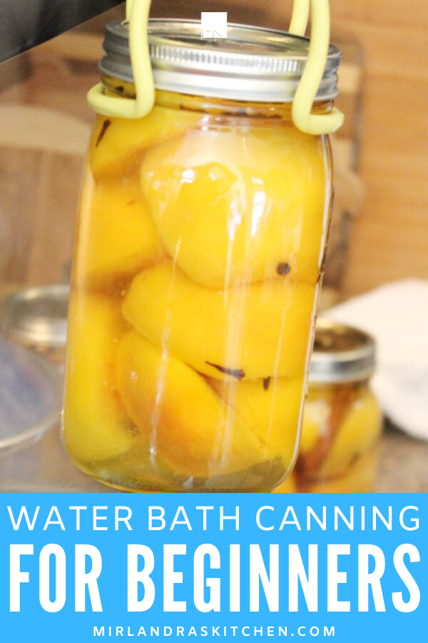 water bath canning for beginners promo image