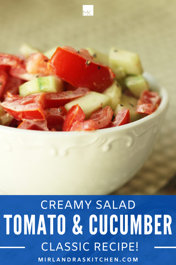 tomato cucumber salad promo image