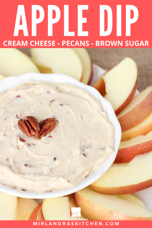 brown sugar pecan apple dip promo image