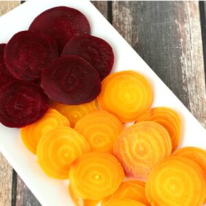 Beets are flavorful and healthy. They make a great snack or addition to your dinner table and are ready quickly in an Instant Pot pressure cooker.