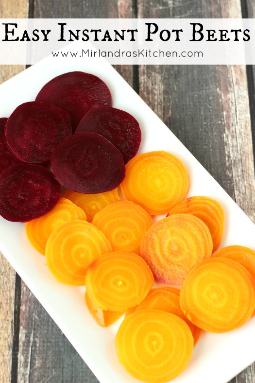 Beets are flavorful and healthy. They make a great snack or addition to your dinner table and are ready quickly in an Instant Pot pressure cooker.