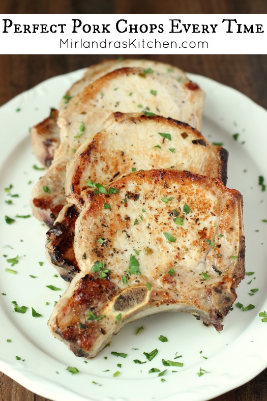 Juicy, tender, flavorful pork chops! These are quick and simple to prepare and come out perfect every time. A true classic at its best!
