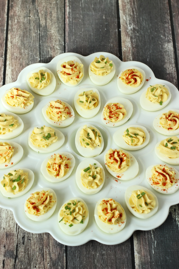 Classic Deviled Eggs - Mirlandra&amp;#39;s Kitchen