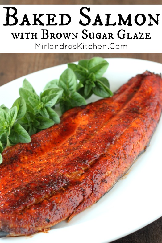 This Baked Salmon with Brown Sugar Glaze is fancy enough for a party but simple enough for a weeknight dinner. Start to finish it takes less than 30 minutes and the seasonings are amazing! Check out my salmon buying tips to pick the perfect fish!