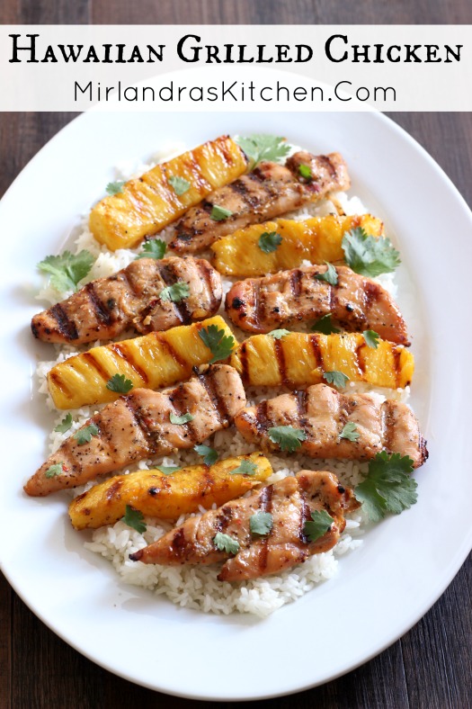 Grilled chicken the way it should be! Tender, sweet and savory - grilled up with juicy brown sugar pineapple for an easy dinner in 20 minutes.