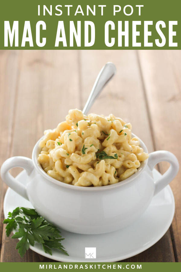 instant pot mac and cheese promo image