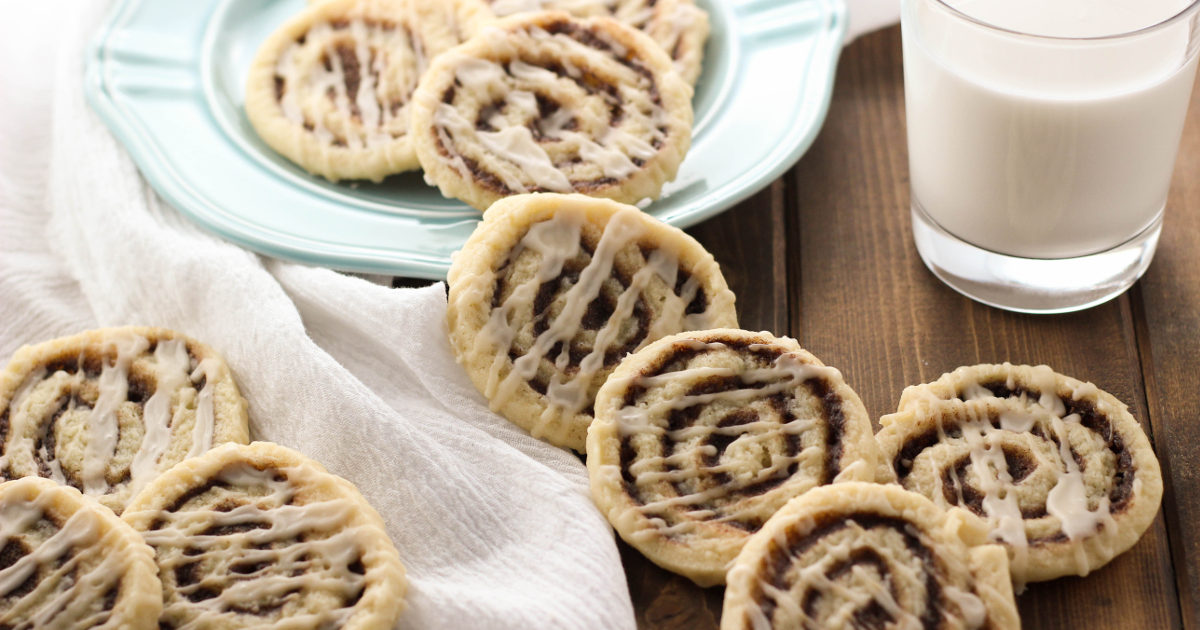 No Chill Cinnamon Roll Sugar Cookies - Mirlandra's Kitchen