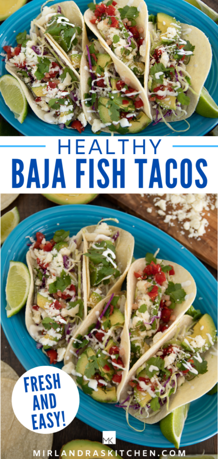 healthy baja fish tacos promo image