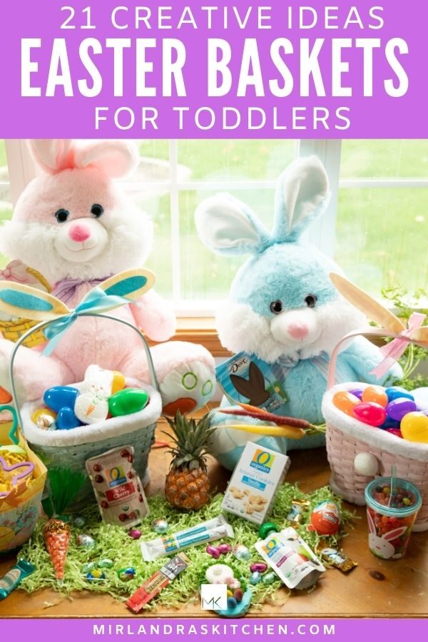 Easter baskets for toddlers promo image