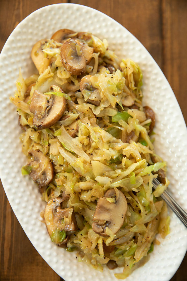 Shredded Cabbage with Peppers