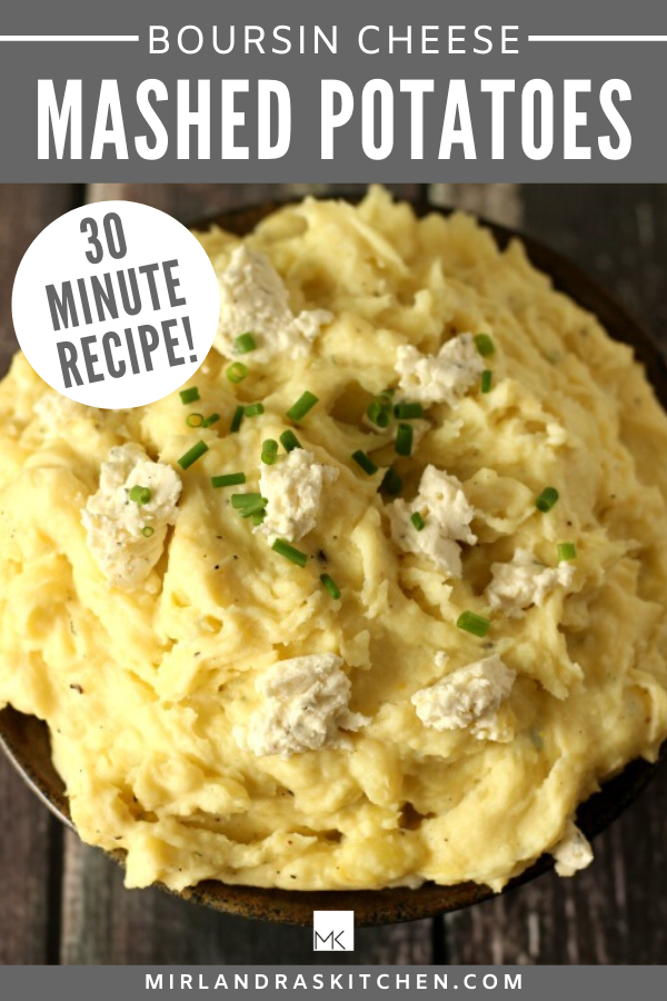 Boursin Cheese Mashed Potatoes - Mirlandra's Kitchen