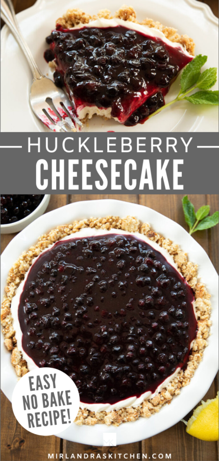 huckleberry cheesecake promo image