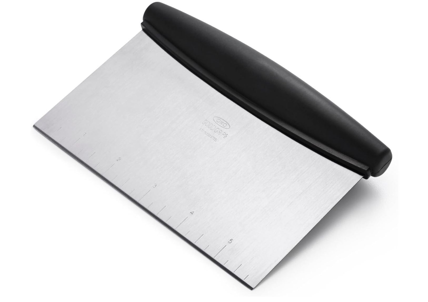 stainless steal bench scraper and chopper 