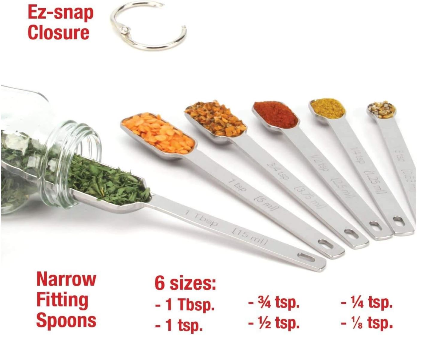 rectangular measuring spoons