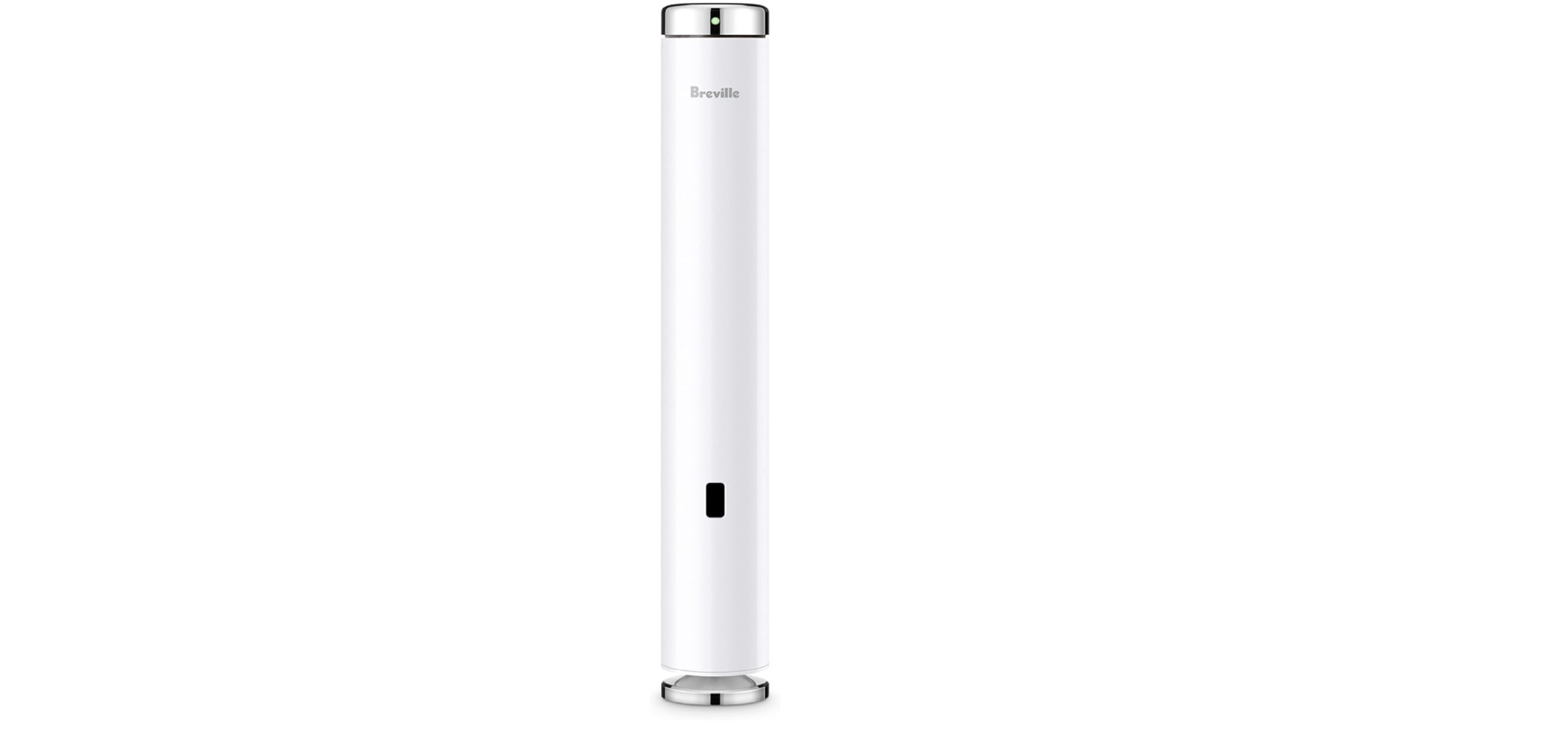 photo of the Breville sous vide machine by itself. White with silver.