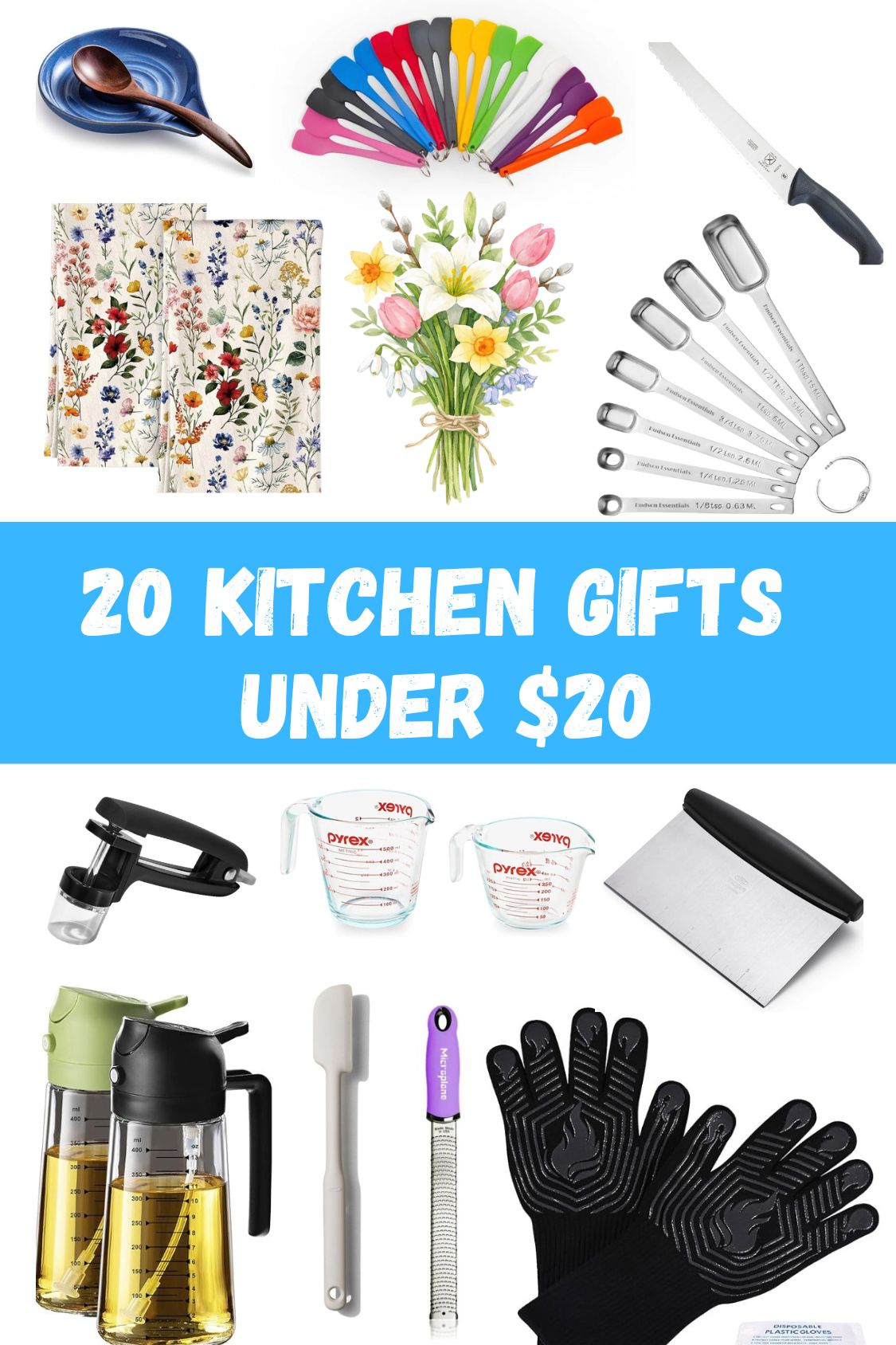 A cover image with lots of kitchen items on it and wording for the article title.