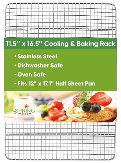 Baking and cooling rack. Heavy duty stainless steel.
