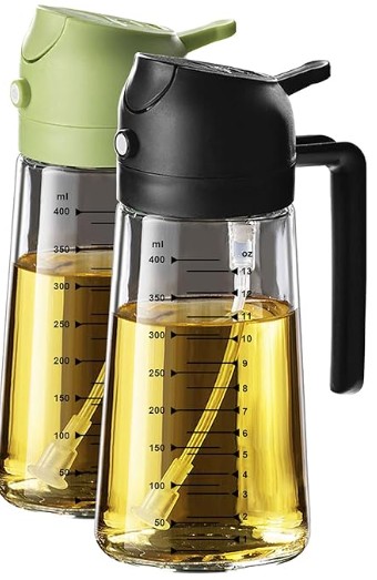 Two oil sprayers.